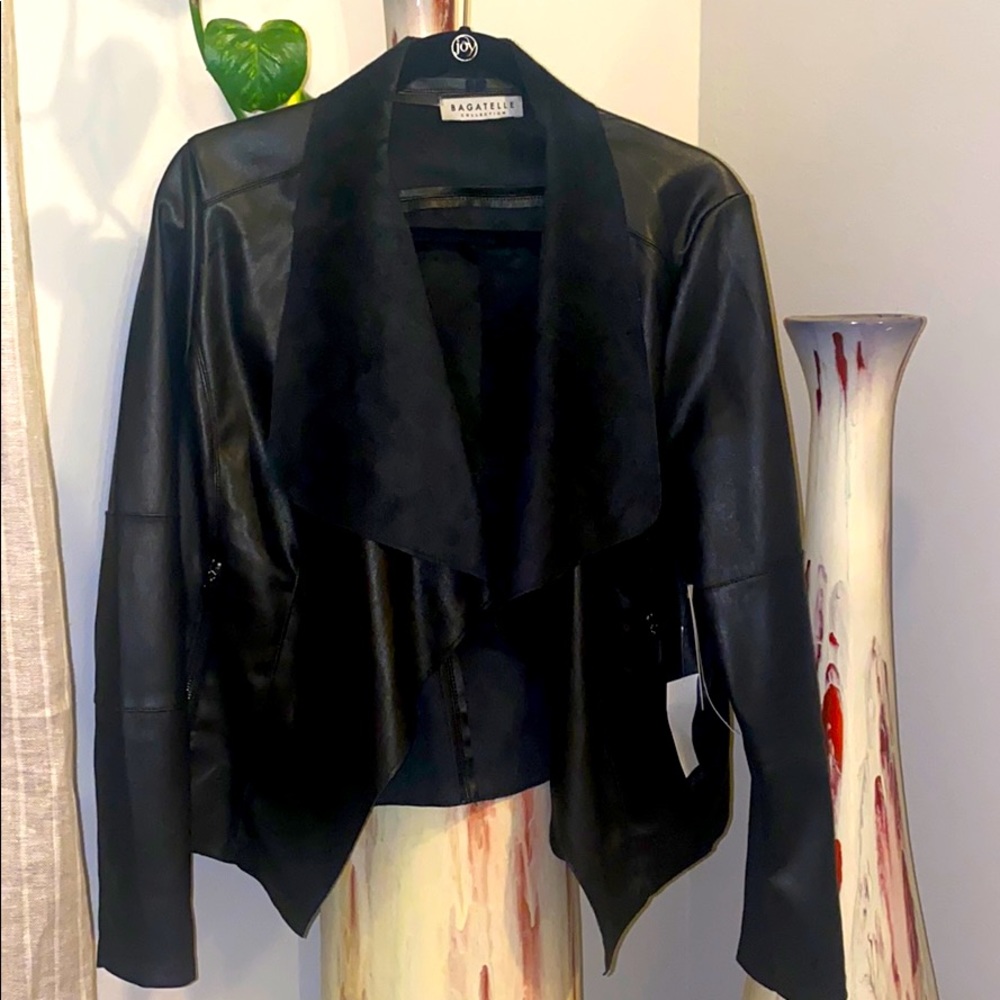 Vegan leather jacket
